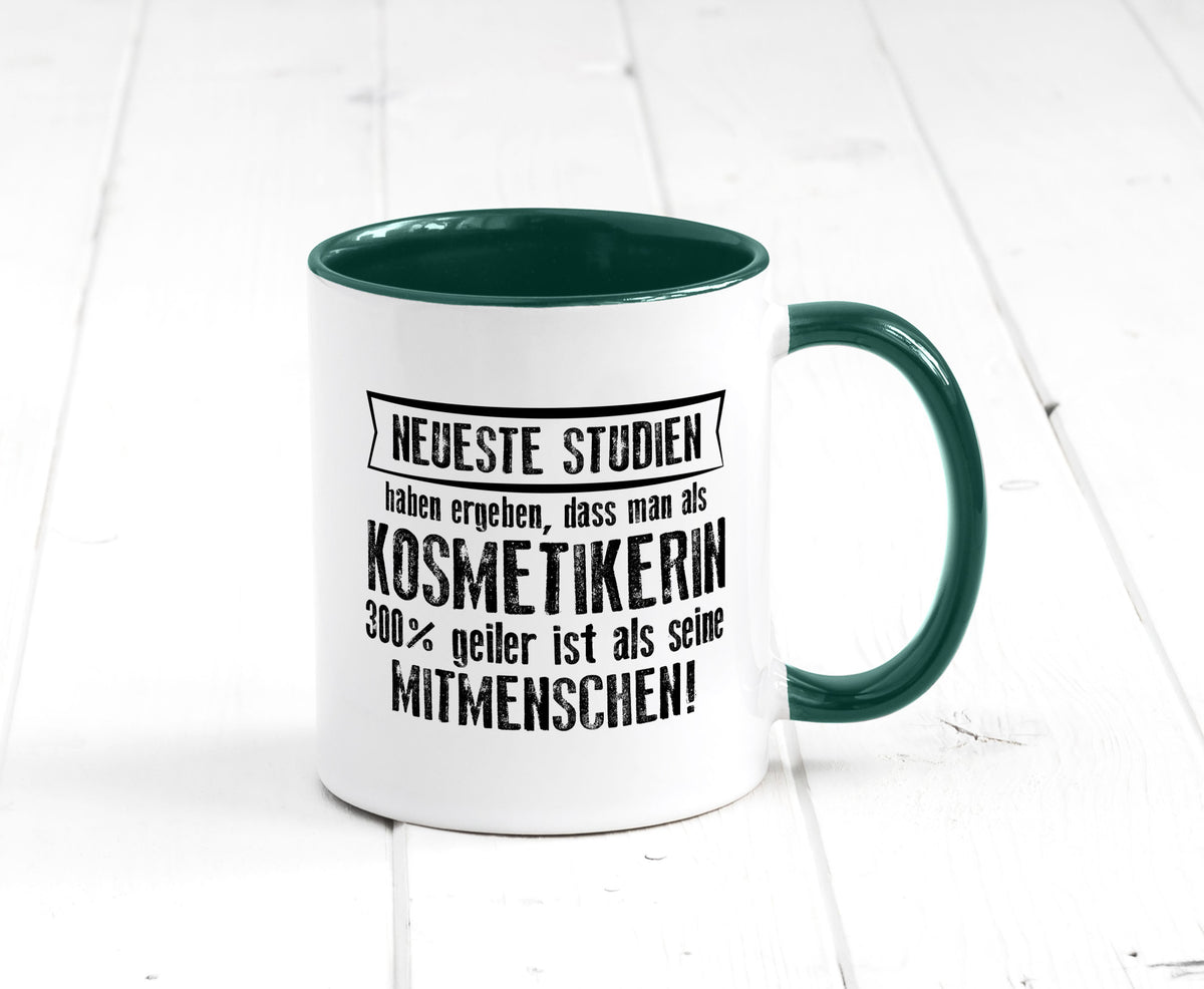 Neuste Studien: Kosmetikerin | Kosmetik Stylistin Geschenk Humor Geschenkidee Tasse