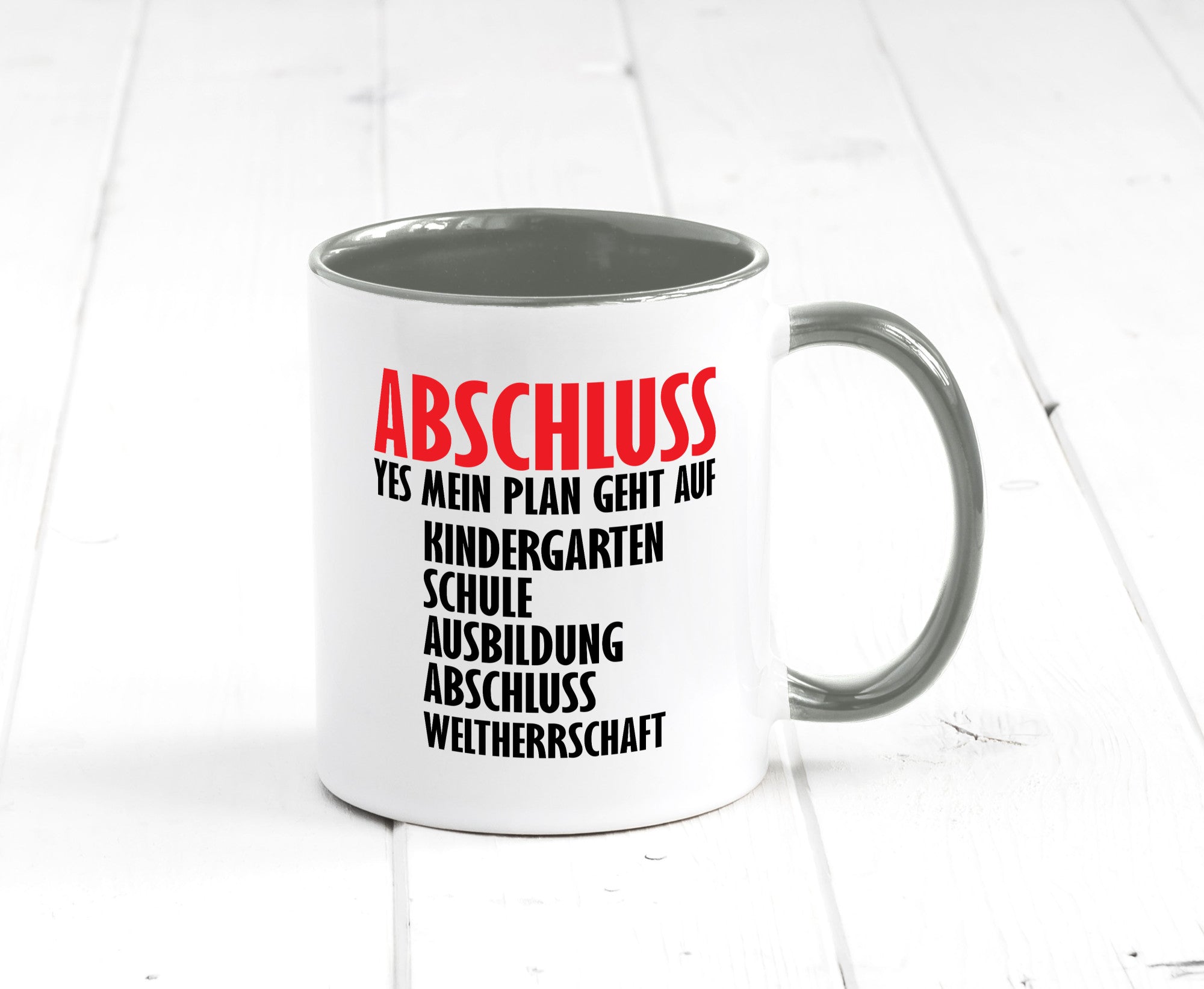 Abschluss Bachelor Geschenkidee Humor Tasse