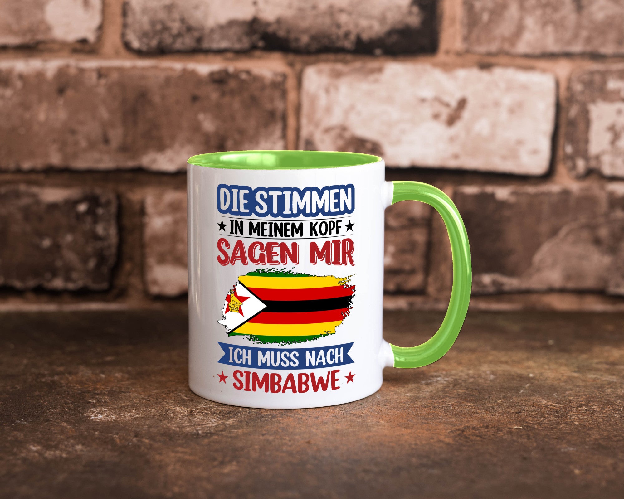 Simbabwe | Urlaub Stimmen in meinem Kopf Traumland v2 Geschenk Humor