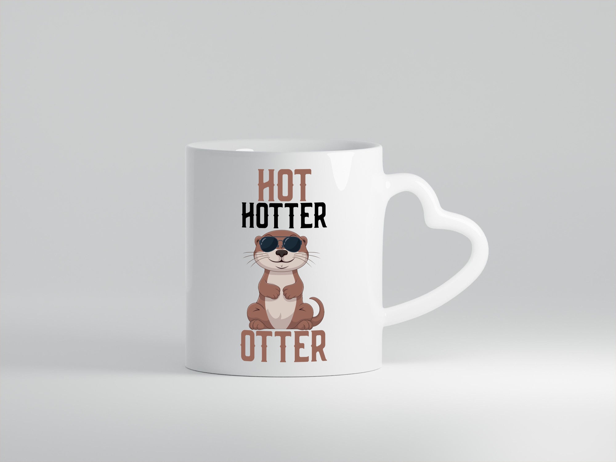 Lustiger Otter | Hot Wortwitz Sonnenbrille Tiercomic lustig Tierliebhaber Humor