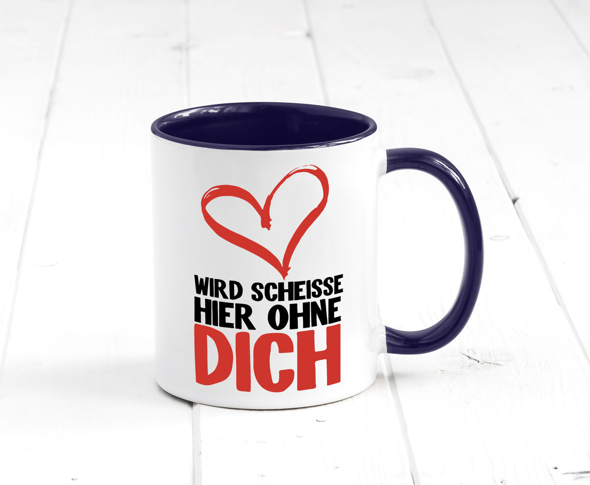 Wird Scheisse Geschenk Humor Geschenkidee lustiger Spruch Tasse