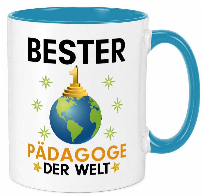 Welt Bester Pädagoge | Pädagogik Geschenk Humor Geschenkidee lustiger Spruch Tasse