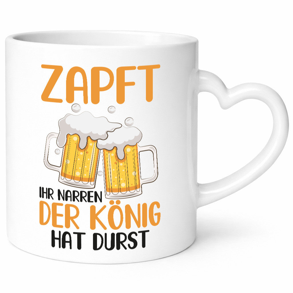 Zapft ihr Narren | König Biertrinker Bier Pils Party Geschenkidee Humor Tasse
