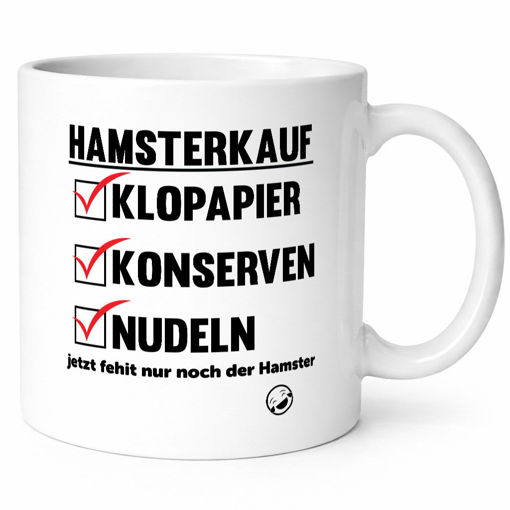 Hamsterkauf | Weihnachten Shopping Geschenkidee Humor Tasse