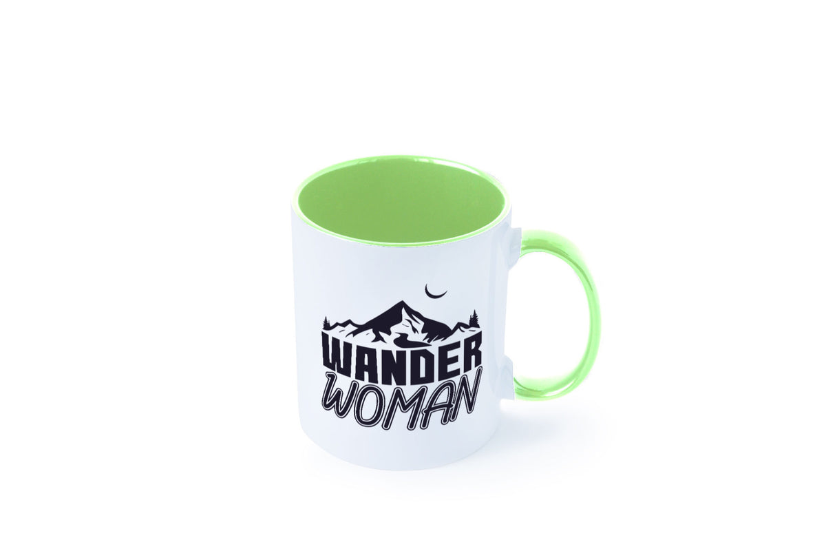 Wander Woman | Frauen Tasse Wanderer Bergsteigen lustig Familie Geschenkidee