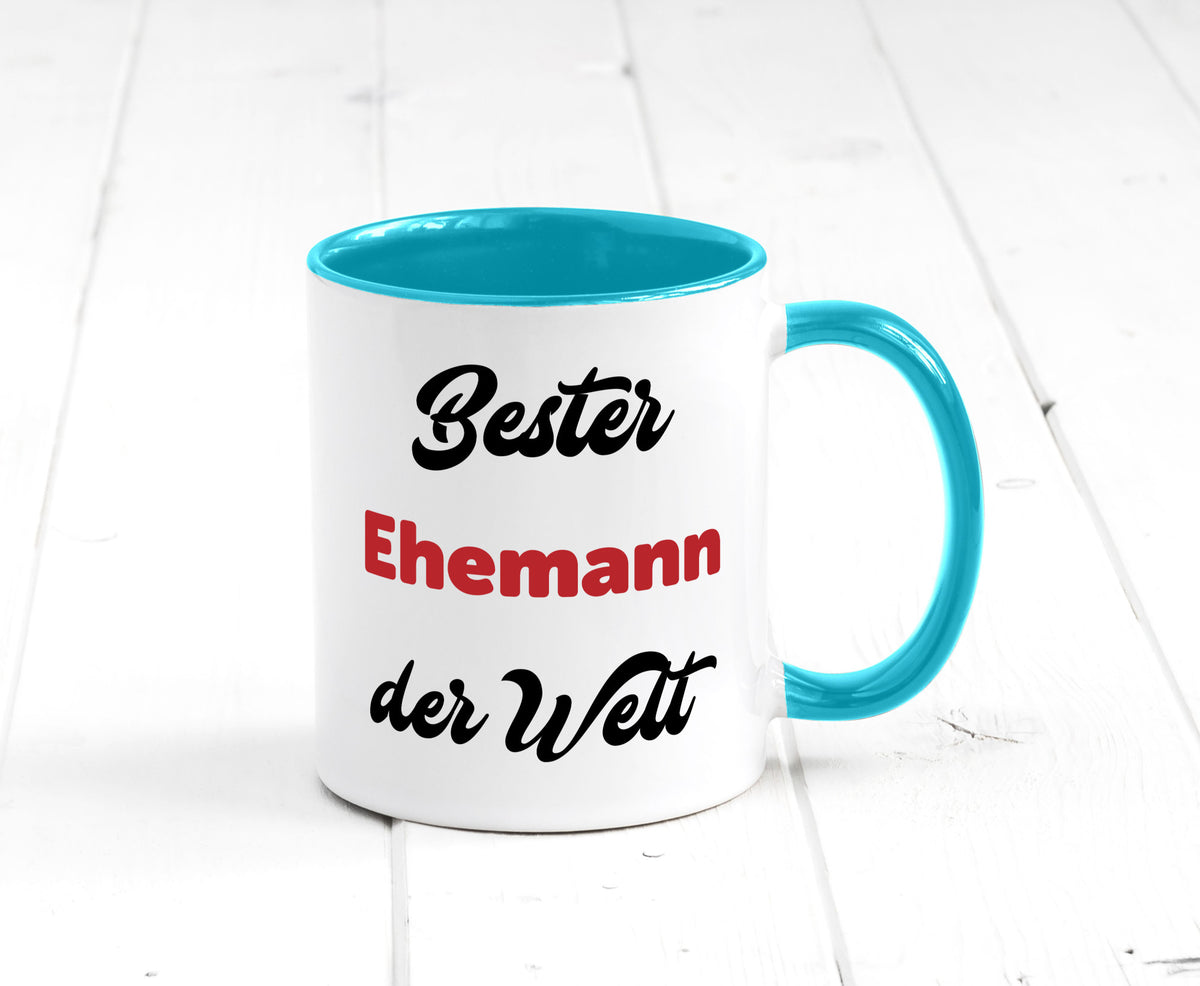 Bester Ehemann der Welt | Ehepaar Geschenkidee Humor Tasse