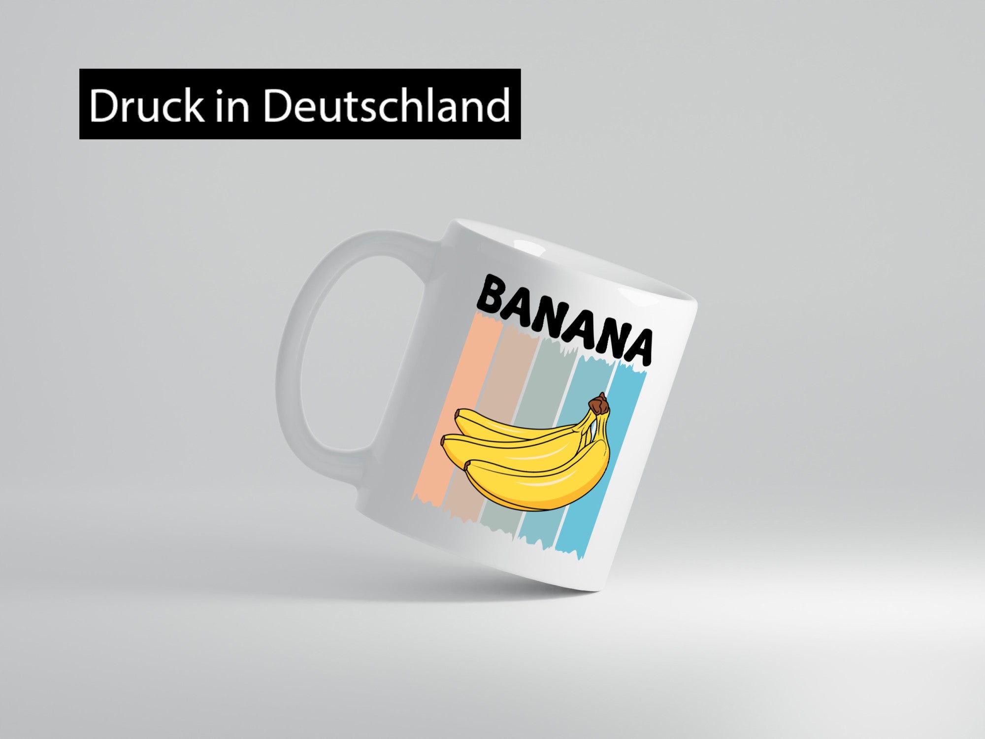 Retro Banana | Bannane Frucht Geschenk Humor Geschenkidee lustiger Spruch Tasse