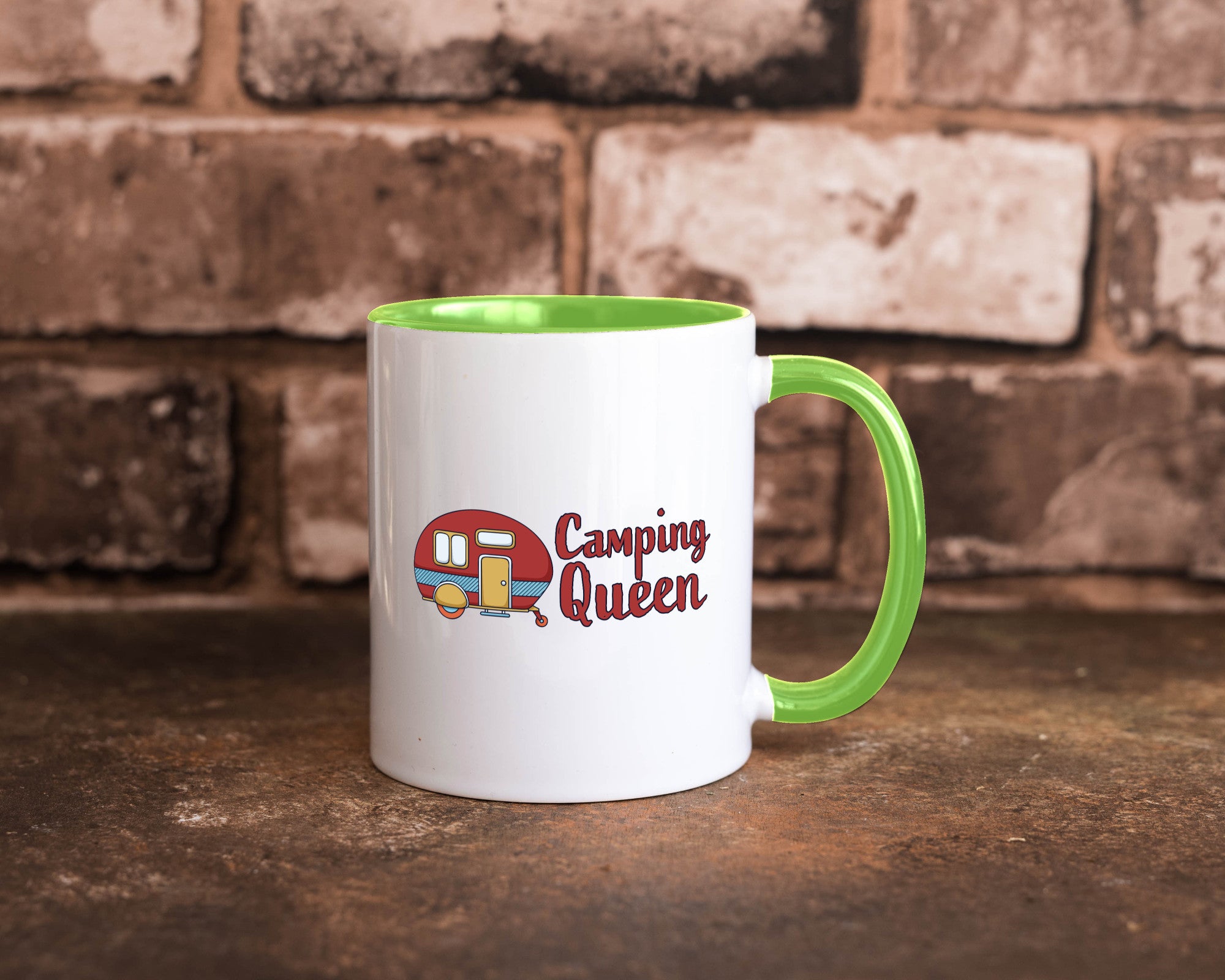Camping Queen | Wohnanhänger Geschenk Humor Geschenkidee lustiger Spruch Tasse