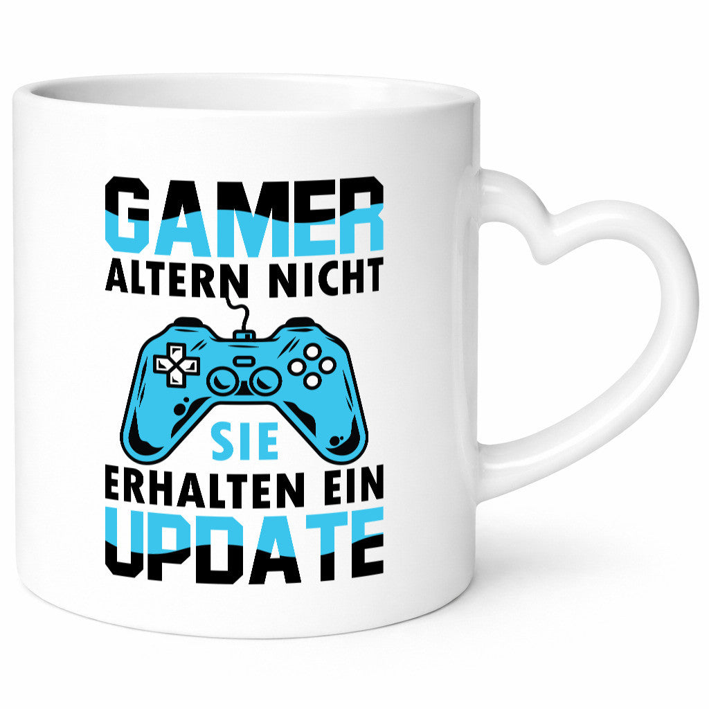 Gamer altern nicht | Controller Geschenk Humor Geschenkidee lustiger Spruch