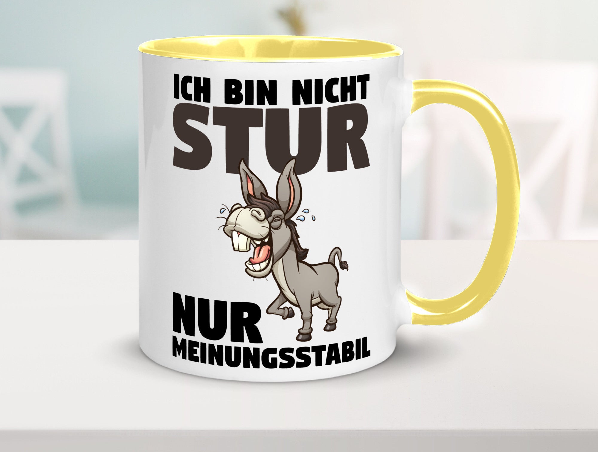 Sturer Esel | Sturkopf Tasse Dickkopf Spruch Humor lustiger Geschenk