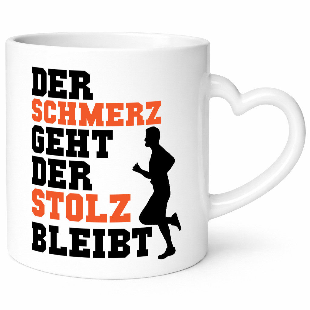 Schmerz geht, Stolz bleibt | Läufer Sport lustiger Spruch Geschenk Humor
