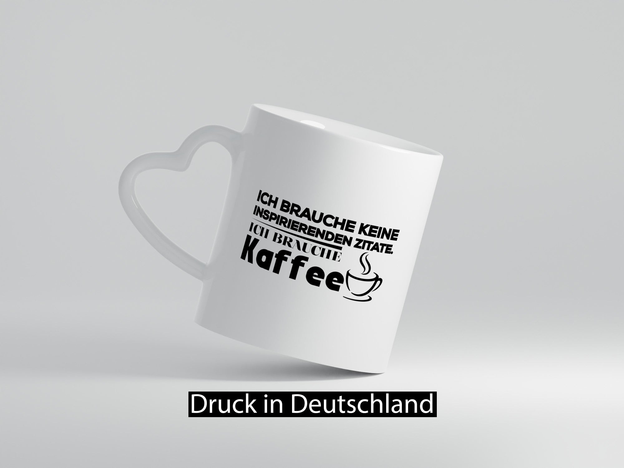 Ich brauche Kaffee | Kaffeetrinker Humor Spruch Tasse Geschenkidee