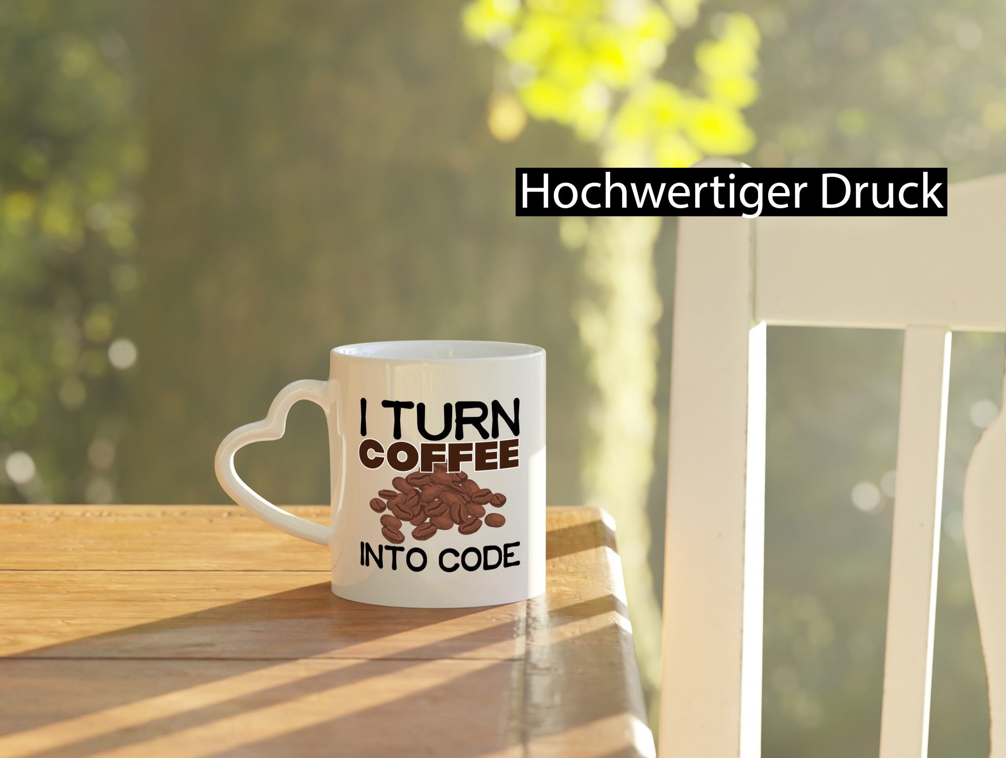 Coffee into Code | Informatiker Tasse Informatik Geschenkidee Humor