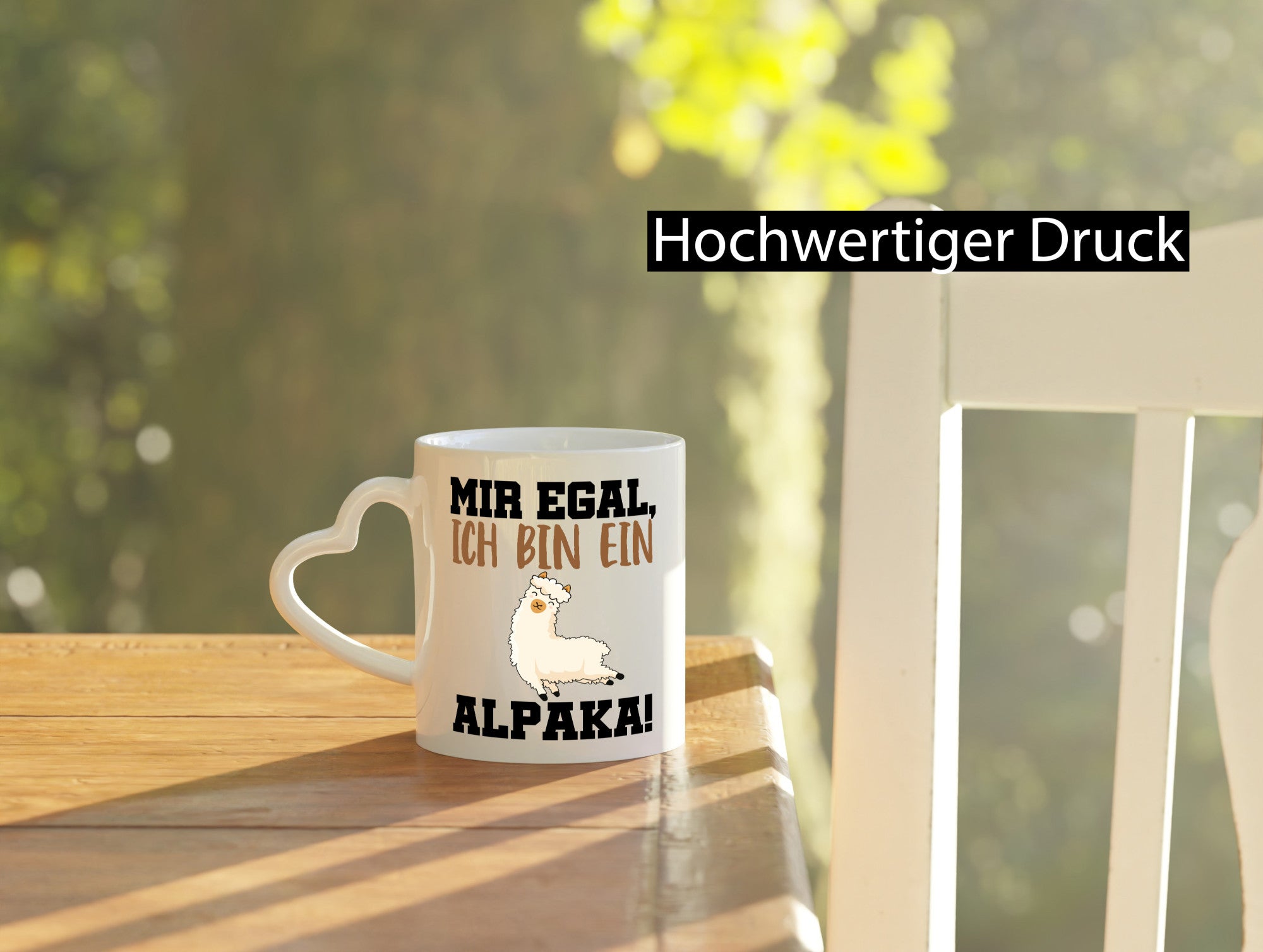 Ich bin ein Alpaka! Geschenk Humor Geschenkidee lustiger Spruch Tasse