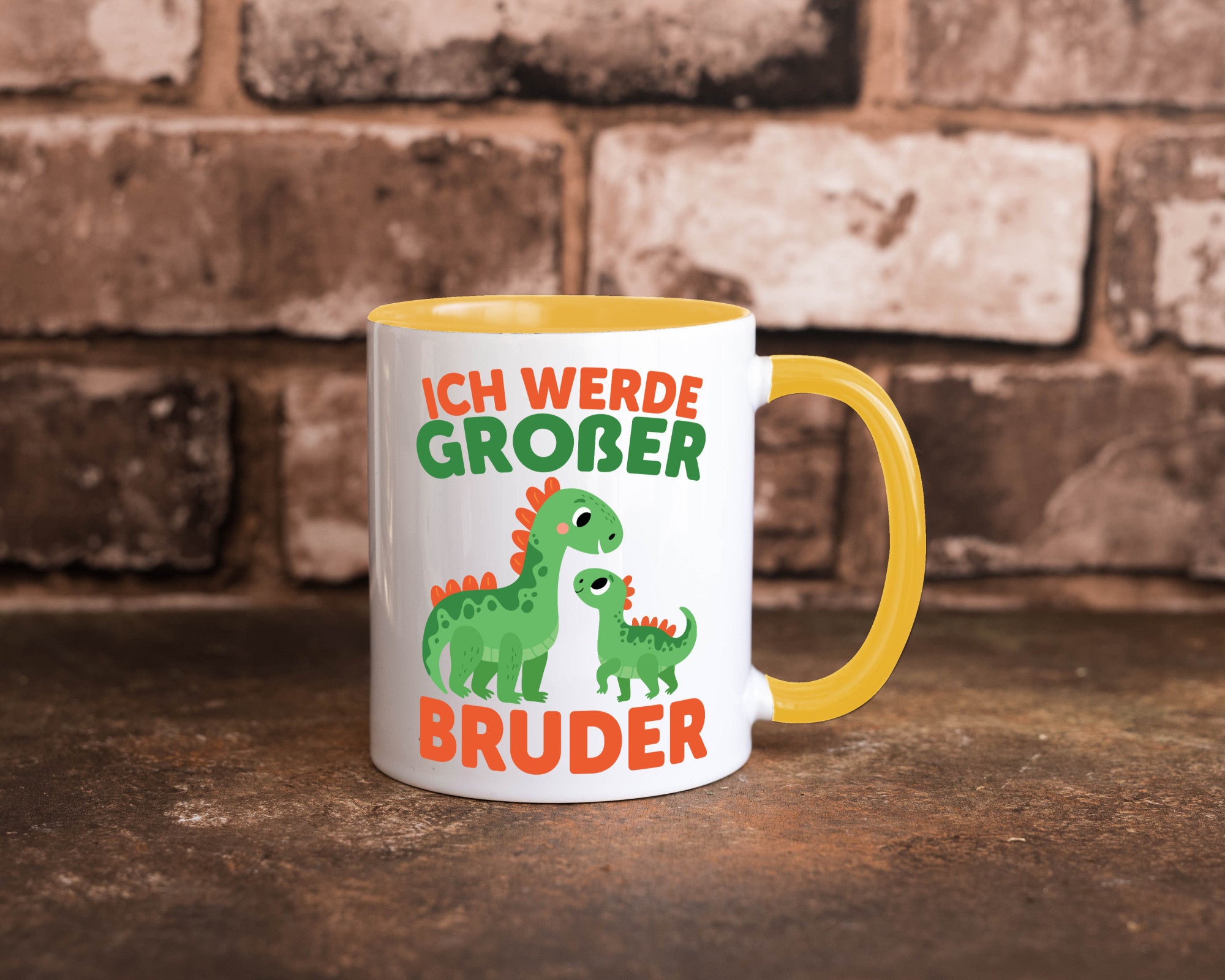 Ich werde Großer Bruder | Dino Brudersaurus lustig Humor Geschenkidee Geschenk