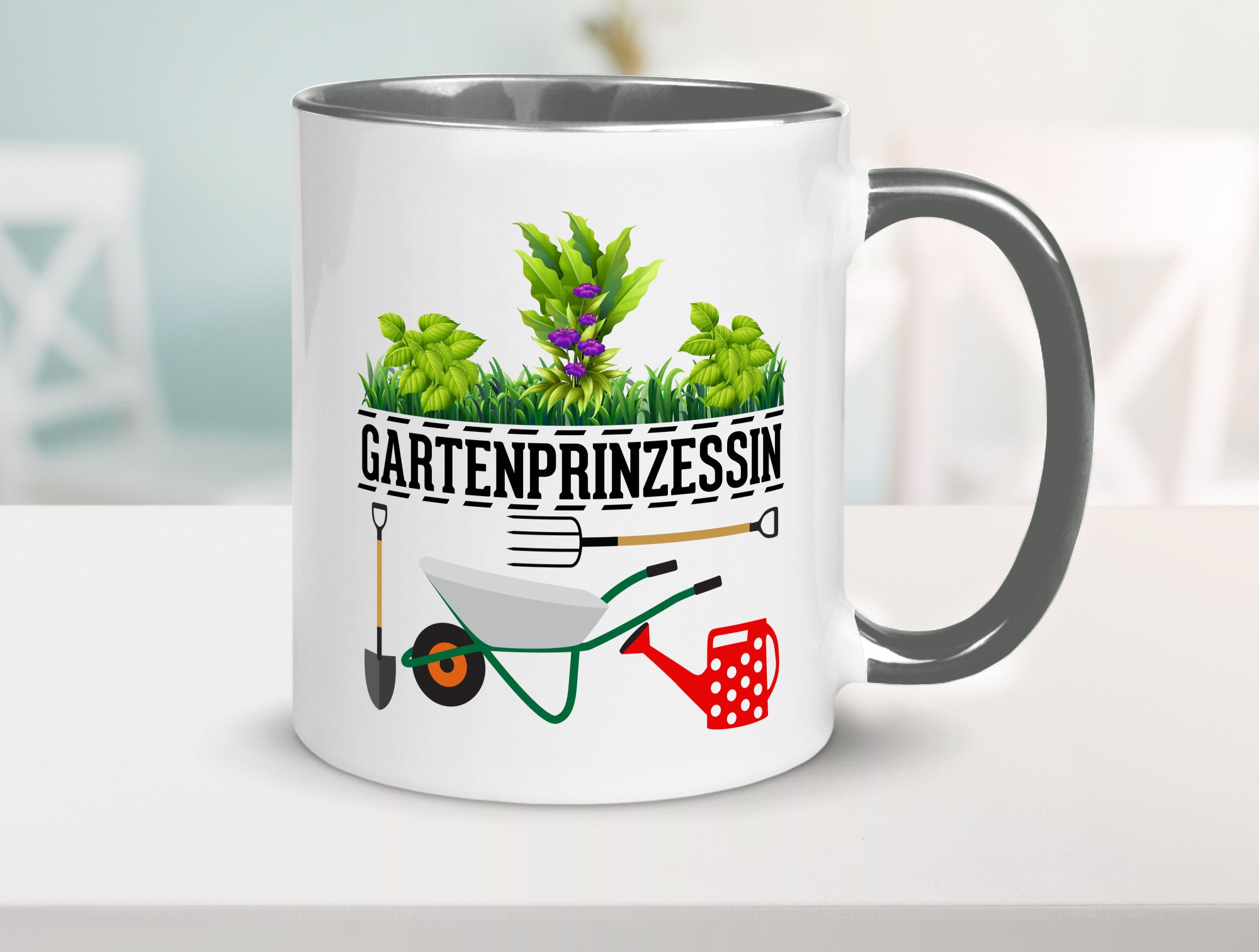 Gartenprinzessin | Gärtnerin Gartenliebhaber Geschenk Humor Geschenkidee