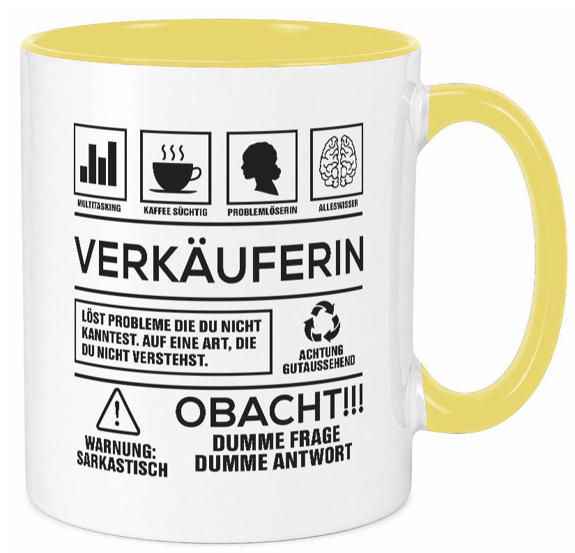Achtung Probleme Verkäuferin| Kollegin | Verkaufsjob lustig Arbeit Kollegen