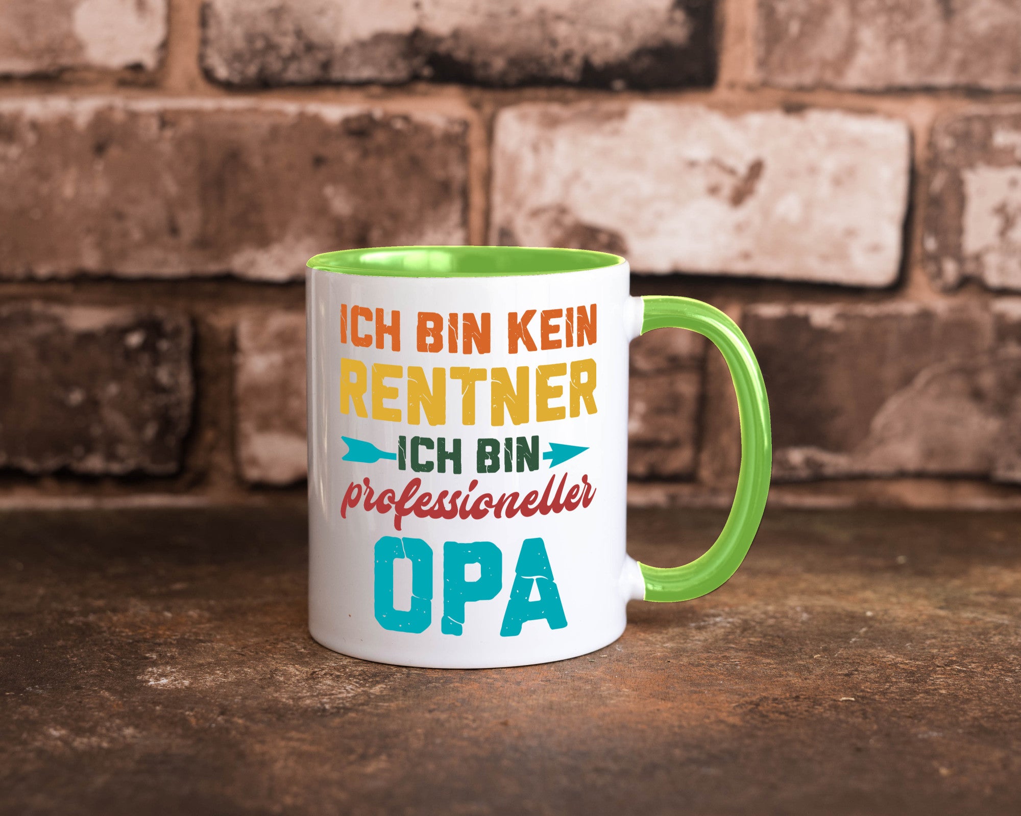 Ich bin Professioneller Opa | Rentner Großvater Geschenkidee Familie Humor Tasse