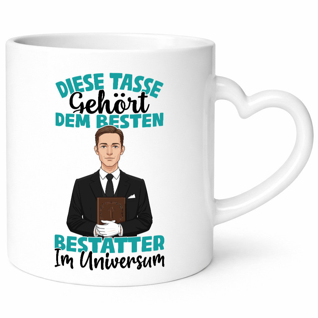 Im Universum: Bestatter | Bestattung Totengräber lustig Humor Geschenkidee