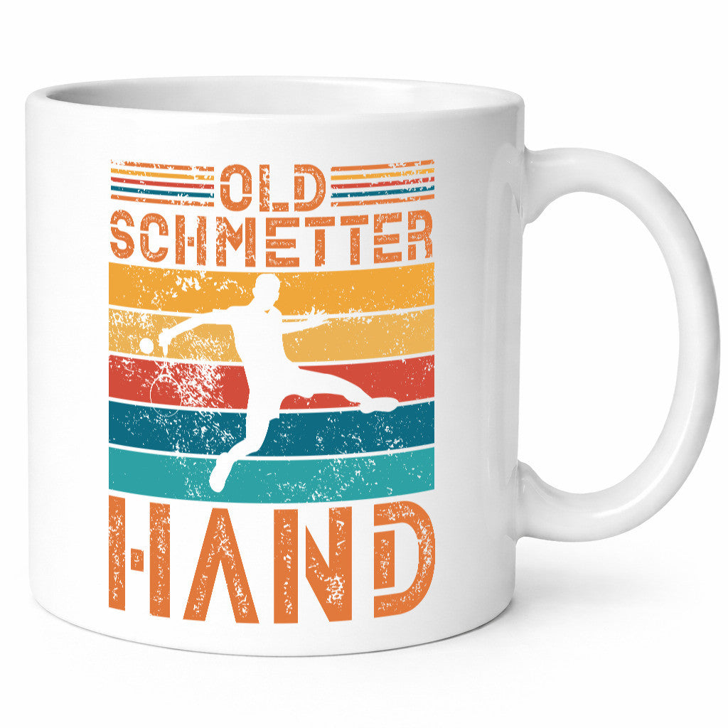 Old Schmetter Hand | Tennis Spieler Sport v2 Geschenkidee Humor Tasse