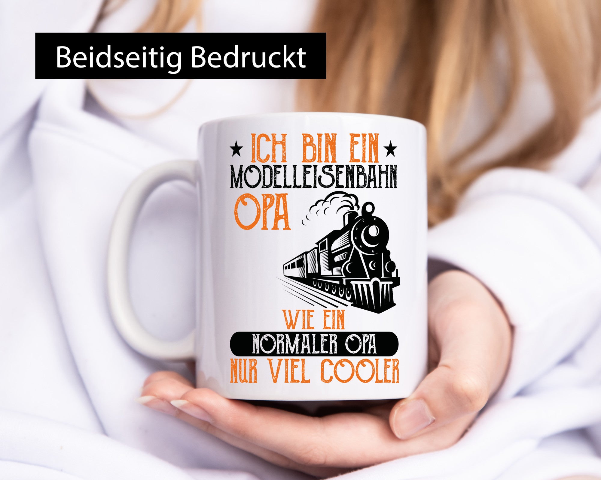 Modelleisenbahn Opa | Lokomotive Enkel Enkelin Rentner Humor Familie