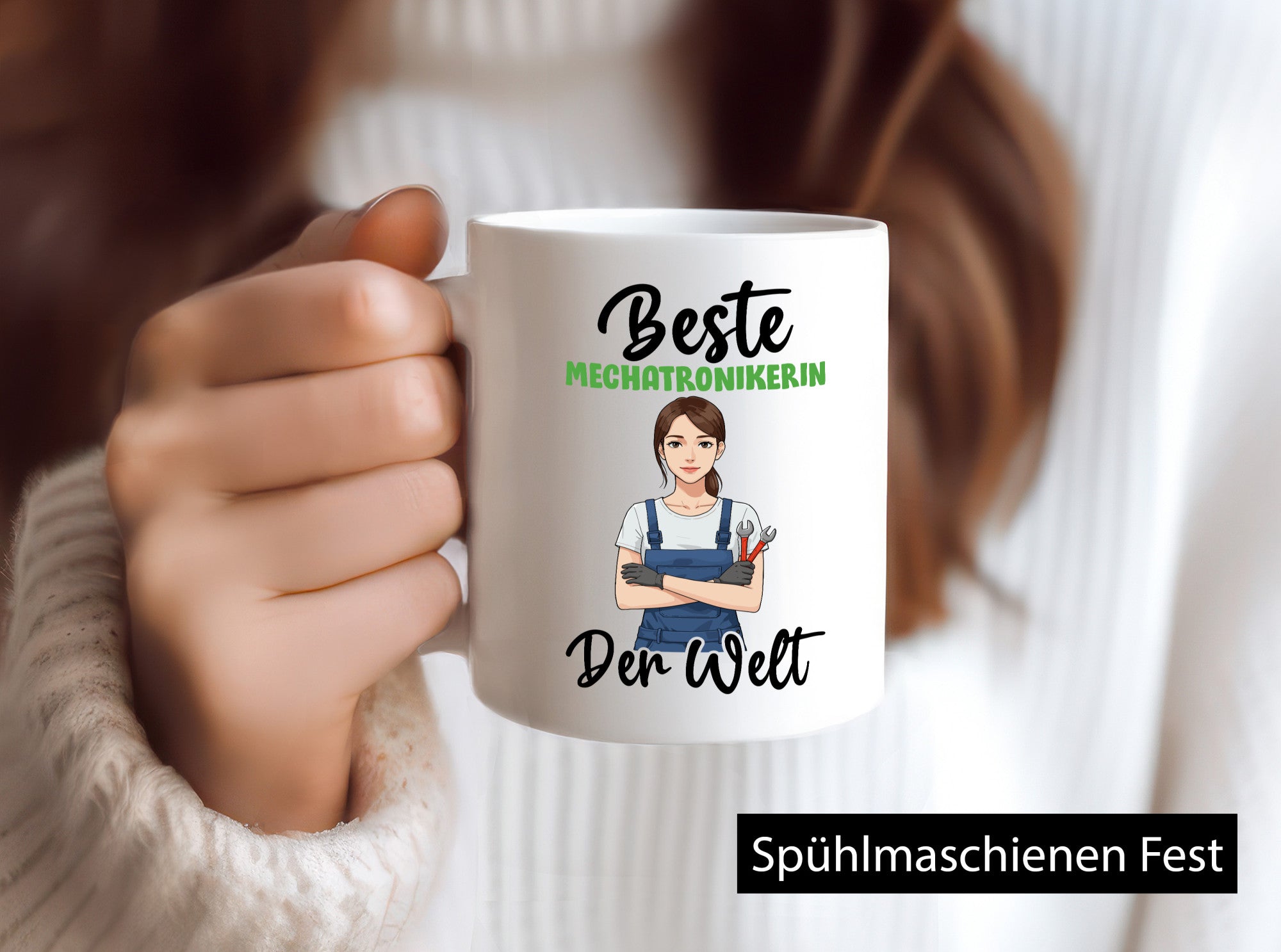Beste Mechatronikerin | KFZ Werkstatt v2 lustiger Spruch Geschenk Humor