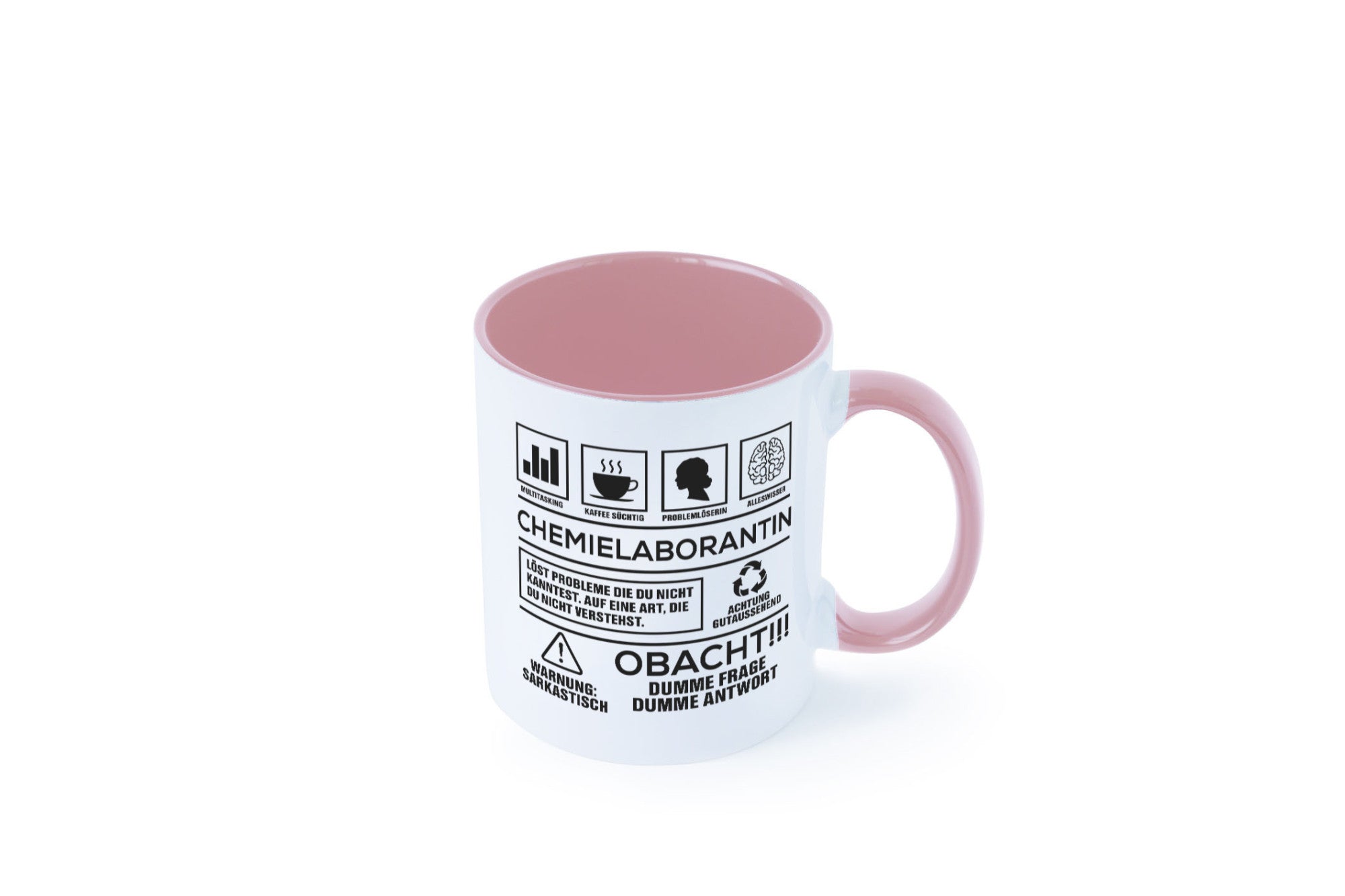 Achtung Probleme Chemielaborantin | Laborantin Chemie Geschenk Humor
