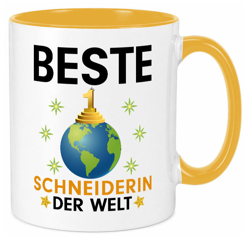 Welt Beste Schneiderin | Beruf Schneiderei lustiger Spruch Geschenk Arbeit Tasse