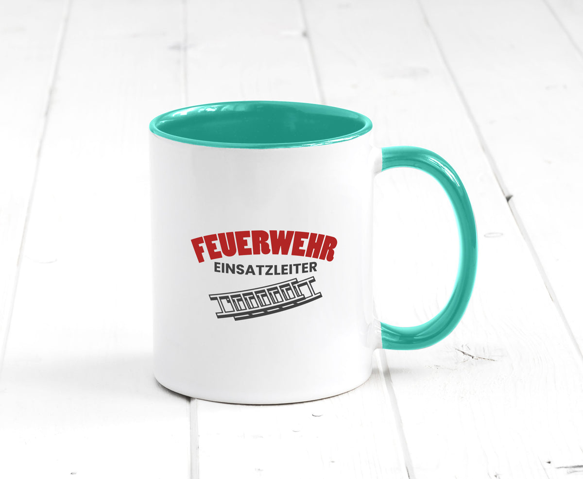 Feuerweher Einsatzleiter | Feuerwehrmann Feuerlöscher Geschenk Humor Tasse