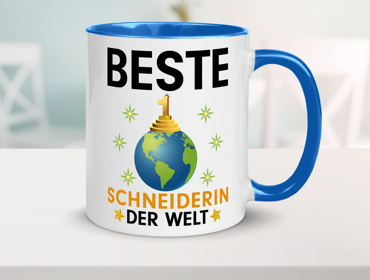 Welt Beste Schneiderin | Beruf Schneiderei lustiger Spruch Geschenk Arbeit Tasse