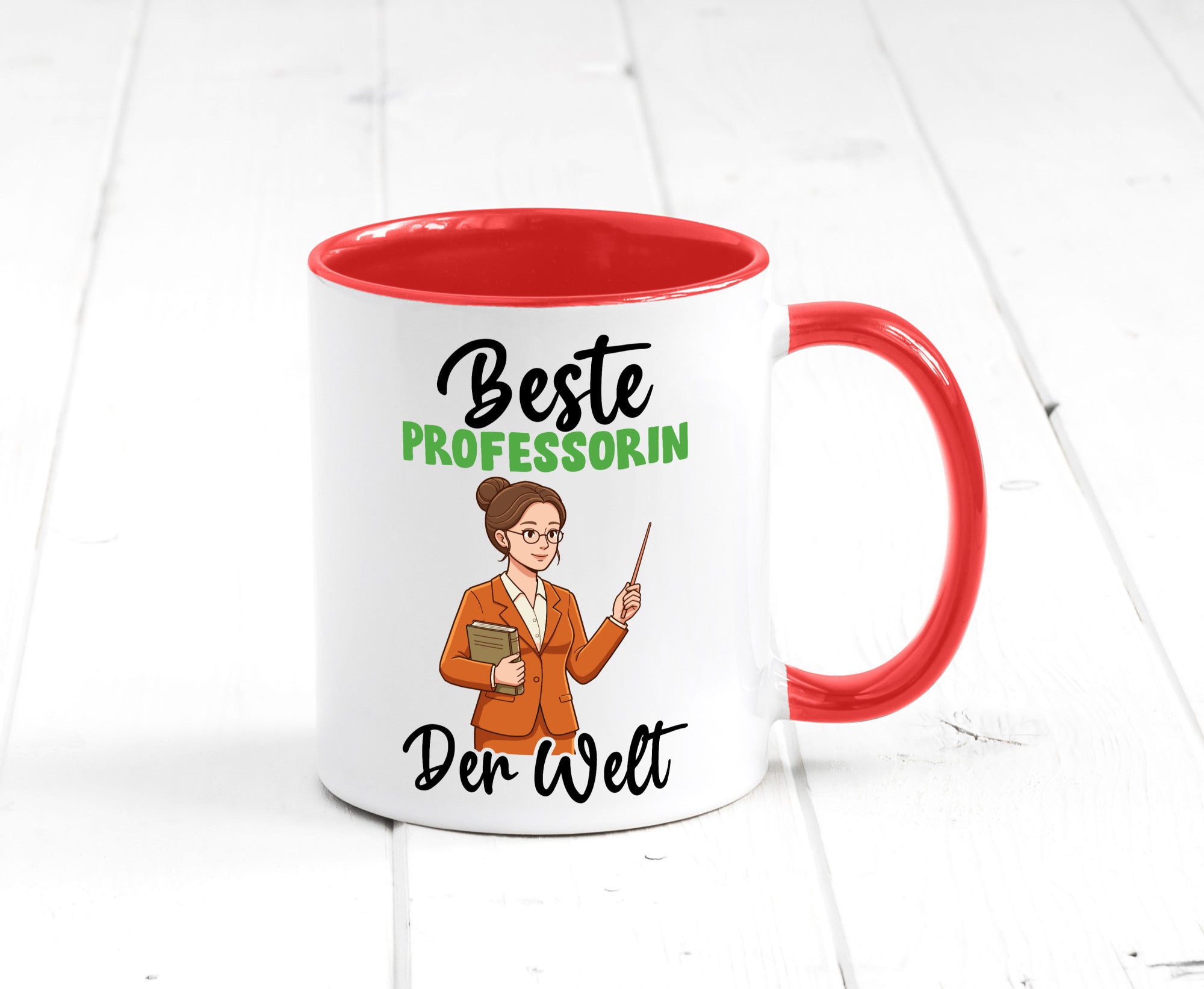Beste Professorin | Uni Universität v2 Humor Geschenkidee Tasse