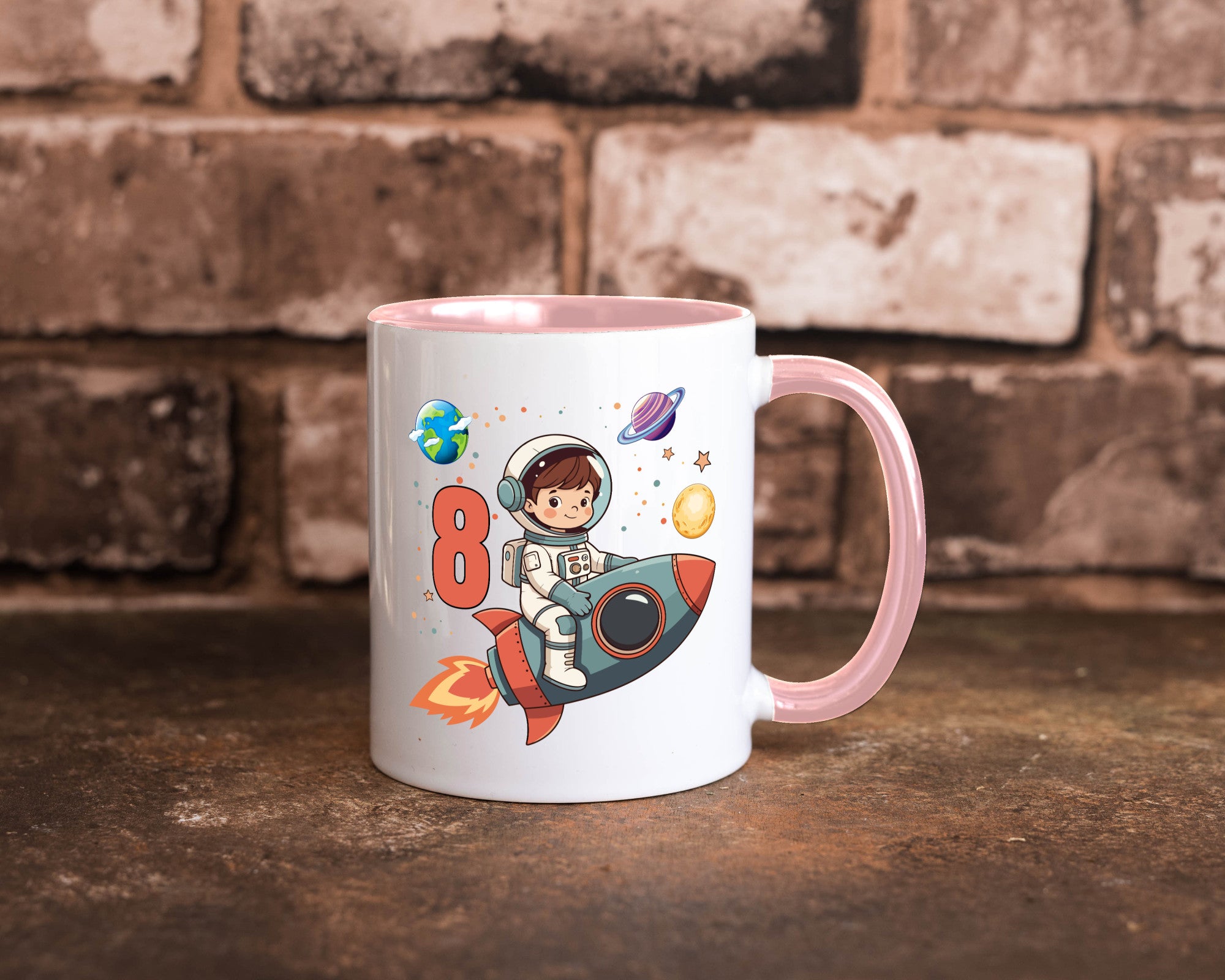 8. Geburtstag | 8 Jahre Astronaut Weltraum Humor Geschenkidee Tasse