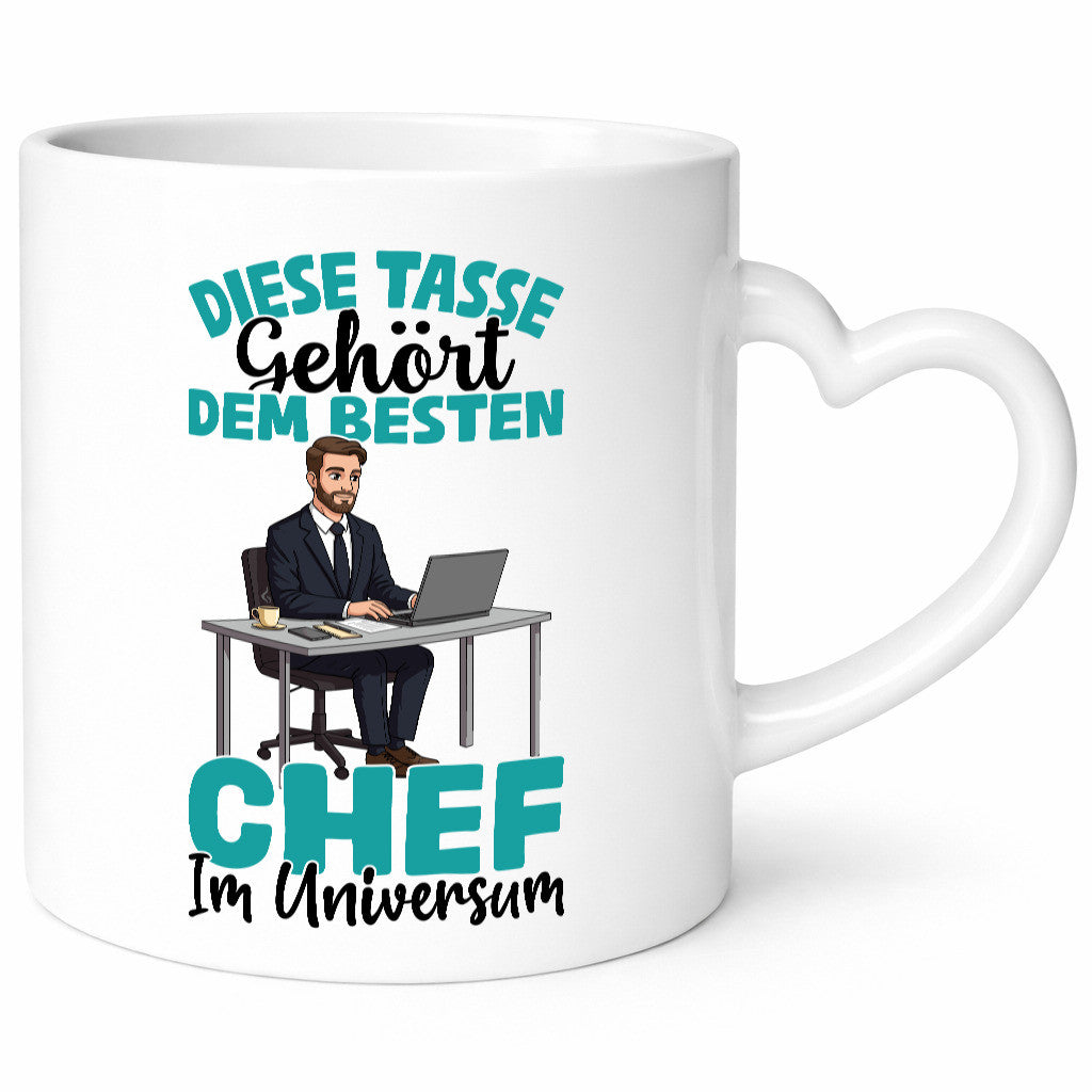 Im Universum: Boss | Führungskraft Vorgesetzter lustiger Spruch Geschenk Arbeit