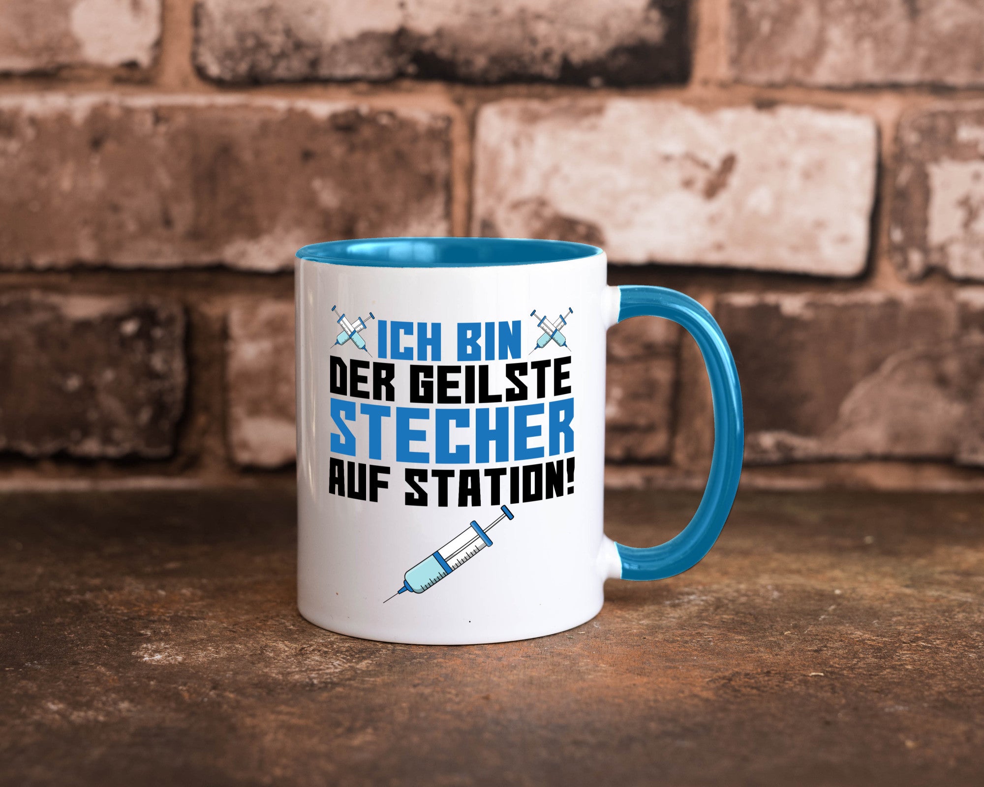 Ich bin der geilste Stecher | Pfleger Arzt Spritze lustig Humor Geschenkidee