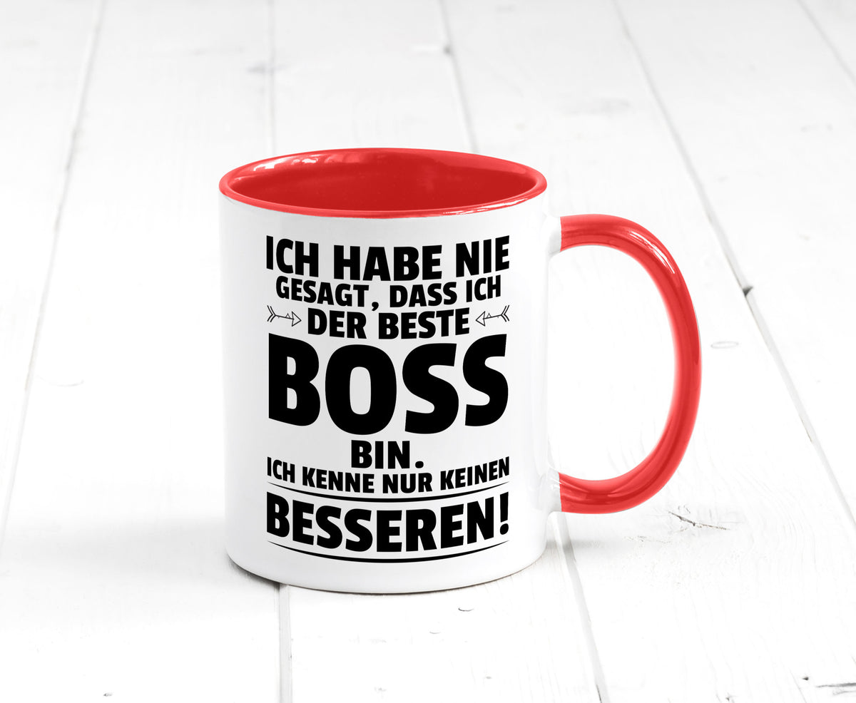 Der Beste Boss | Führungskraft Vorgesetzter lustiger Spruch Geschenk Humor Tasse