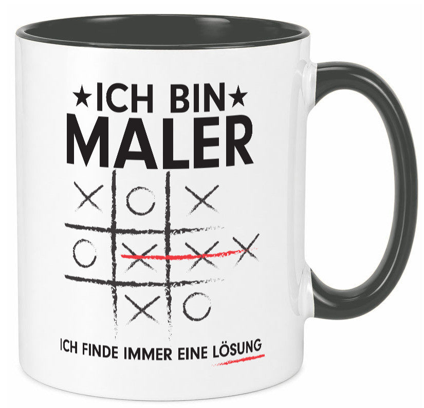 Löse Probleme: Maler | Malerei Geschenkidee Humor Tasse