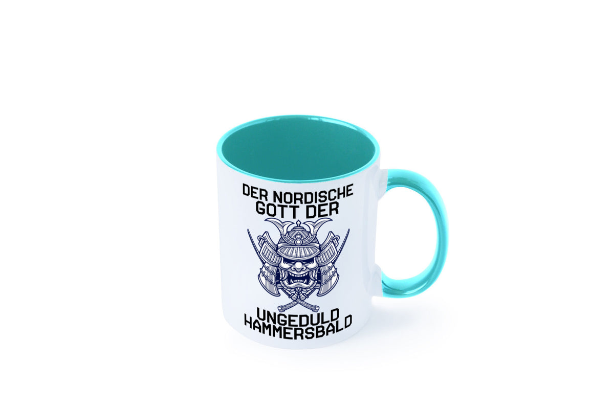 Nordischer Gott der Ungeduld | Mythologie Wikinger lustig Humor Geschenkidee Tasse