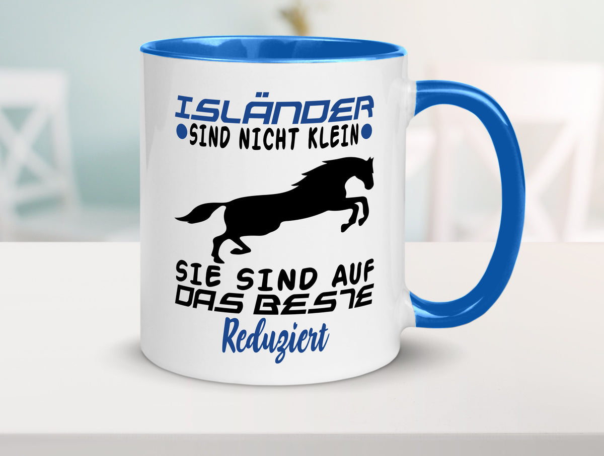 Isländer sind nicht klein | Auf das beste reduziert Geschenk Humor Geschenkidee Tasse