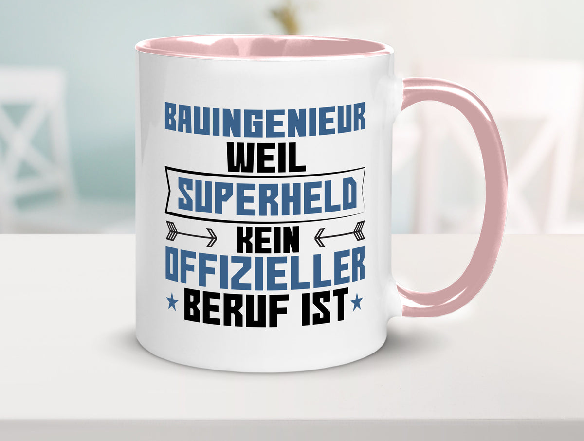 Superheld Bauingenieur | Ingenieur Humor Geschenkidee Tasse