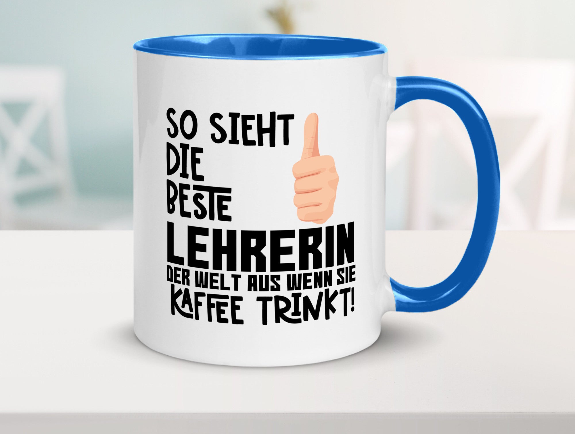 Beste Lehrerin | Lehrer Tasse Schule Dankeschön lustiger Spruch Geschenk Humor
