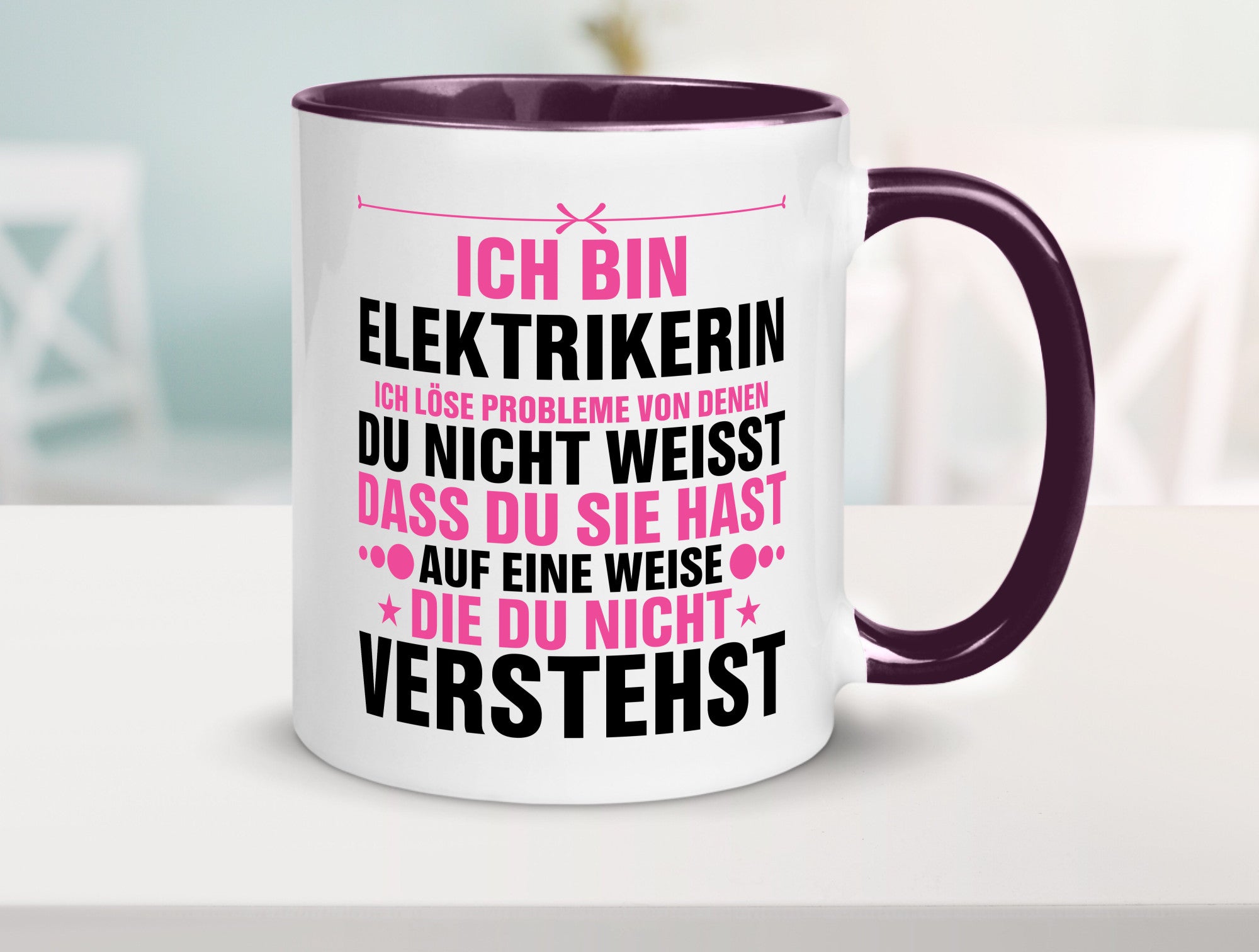Löse Probleme: Elektrikerin | Elektronikerin Elektrik v2 Geschenkidee Humor