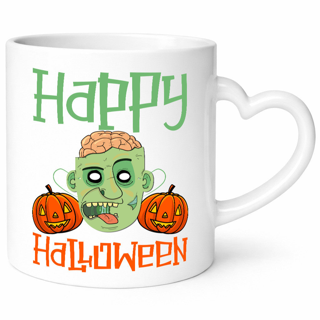 Happy Halloween | Gruseliger Kürbis lustiger Humor Geschenkidee Geschenktasse