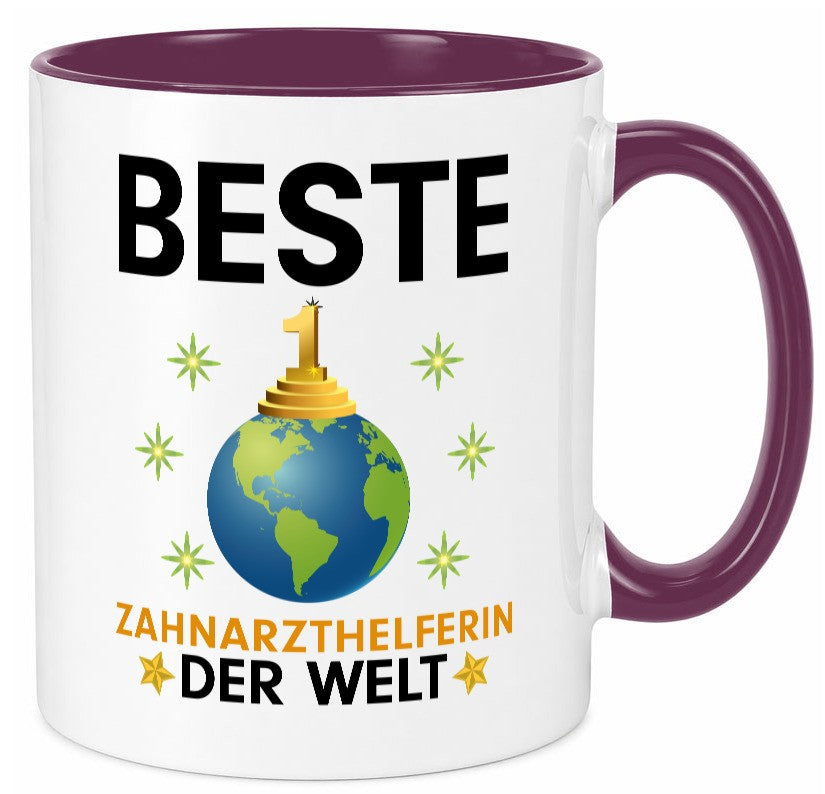 Welt Beste Zahnarzthelferin | Zahnmedizin Geschenk Humor Geschenkidee lustiger Tasse