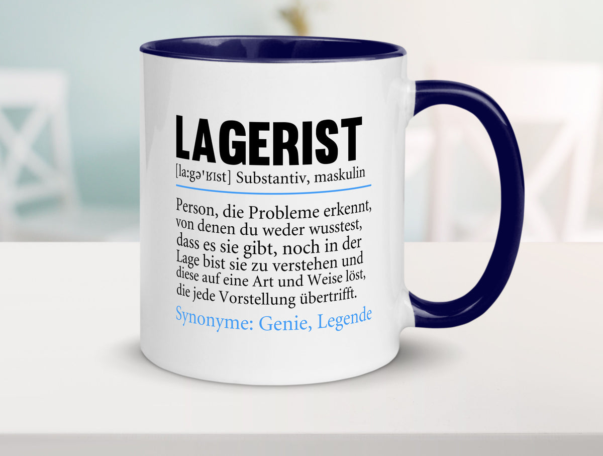 Lagerist | Spruch Beruf Lageristen Lager Arbeiter lustiger Geschenk Arbeit Tasse