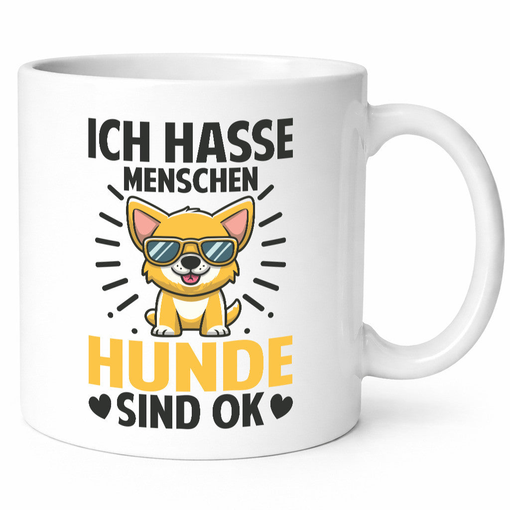 Ich Hasse Menschen Hunde sind ok | Hundeliebhaber Humor Tierliebhaber