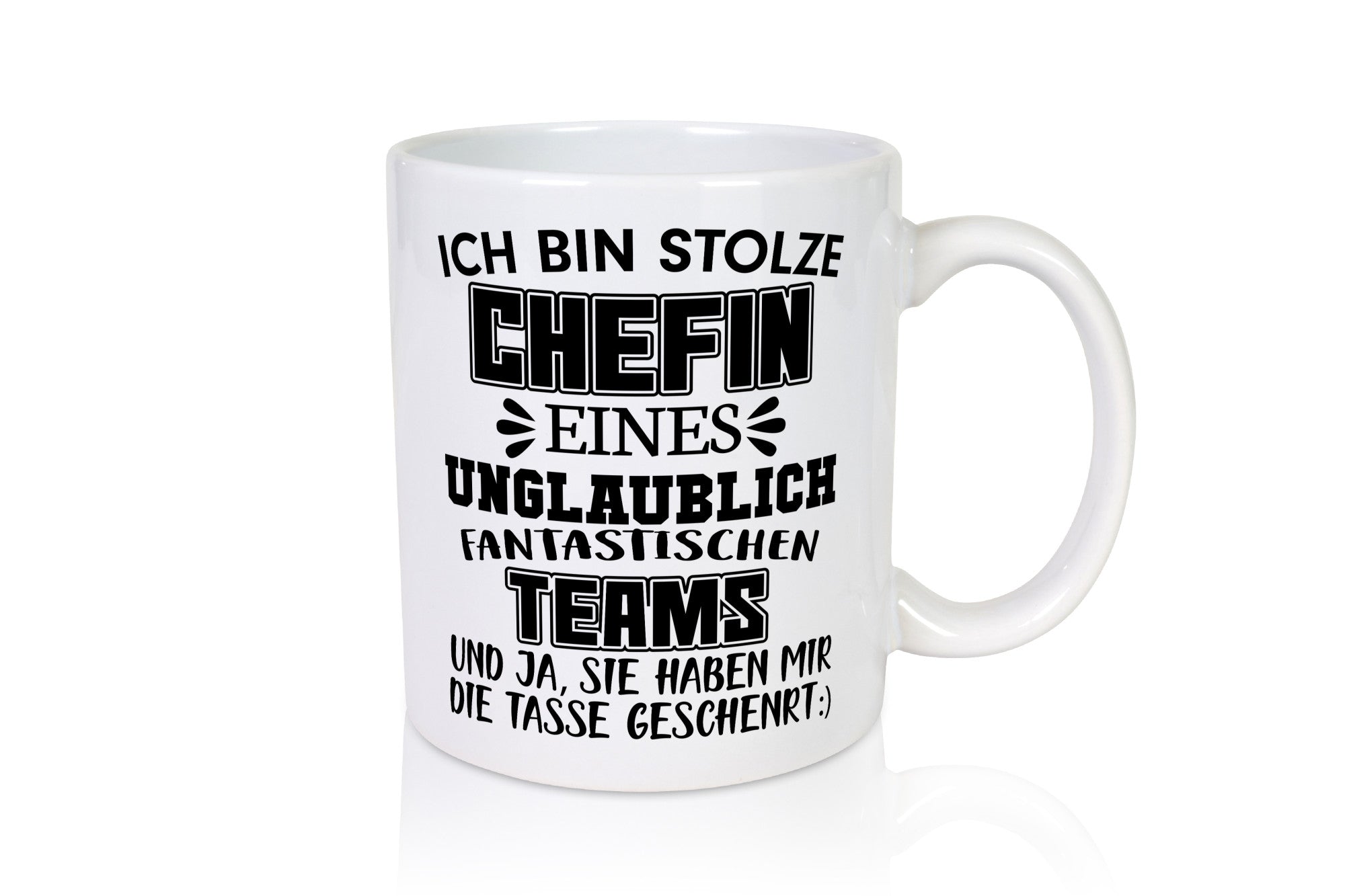 Ich bin stolze Chefin Humor Arbeit Kollegen Büro Geschenkidee Tasse