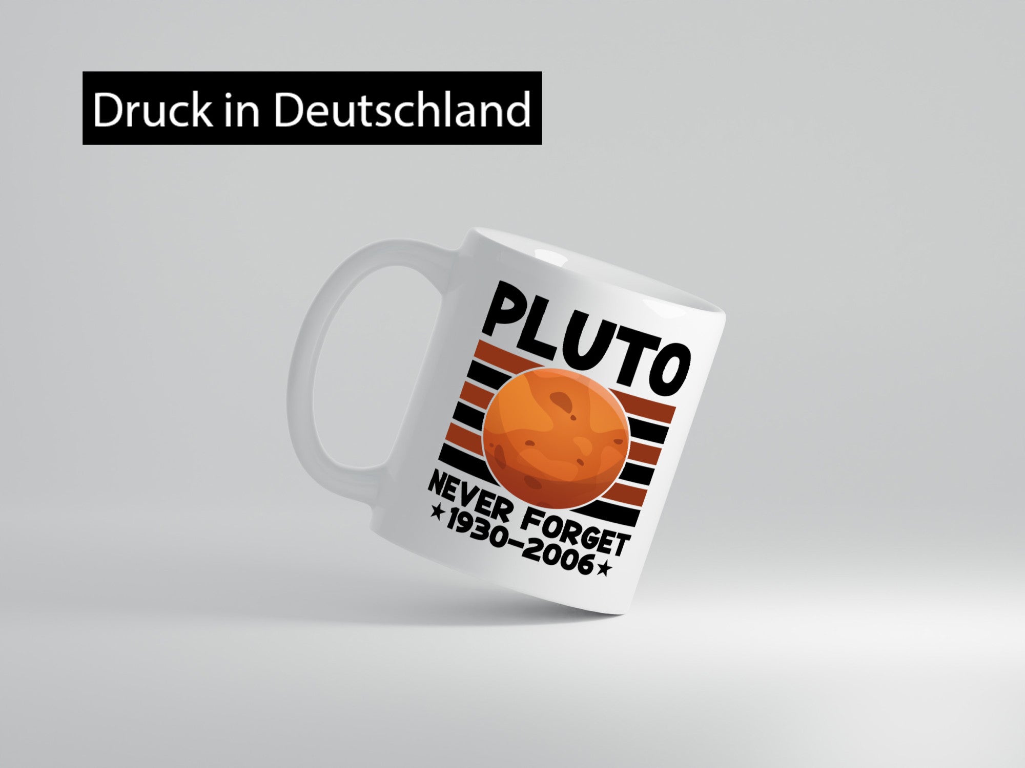 Pluto | Planet Never forget Astronomie Nerd Space Geschenk Humor Geschenkidee