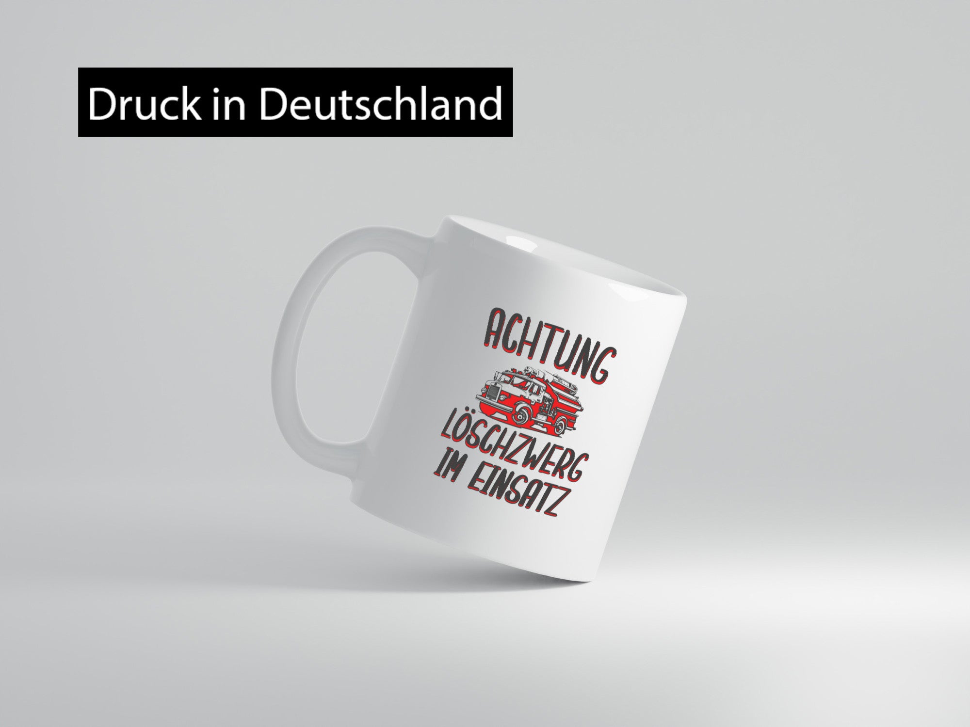 Achtung Löschzwerg im Einsatz | Feuerwehr Feuerwehrkind Geschenk Humor