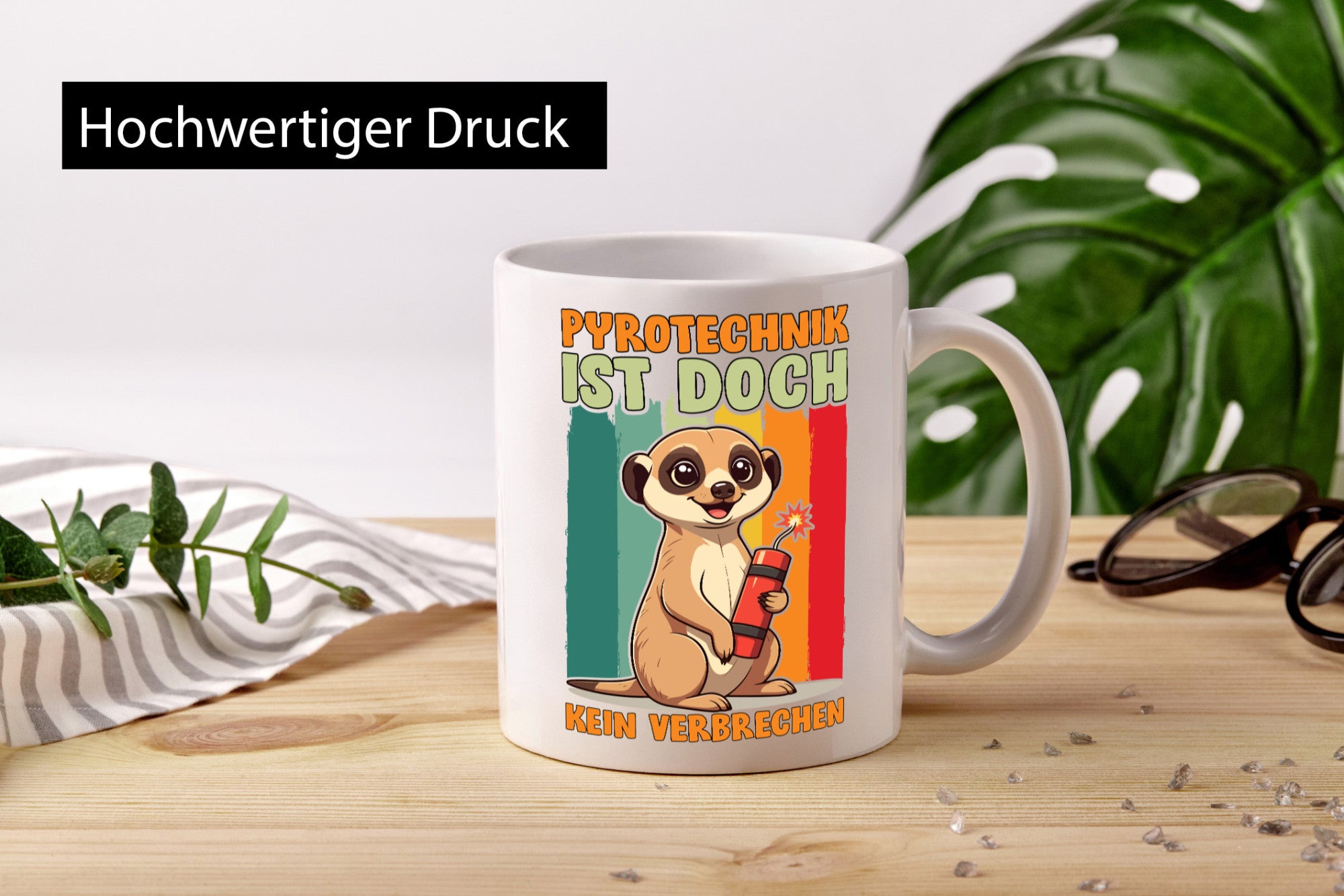 Pyrotechniker ist doch kein Verbrechen | Feuerwerk Geschenkidee Humor Tasse