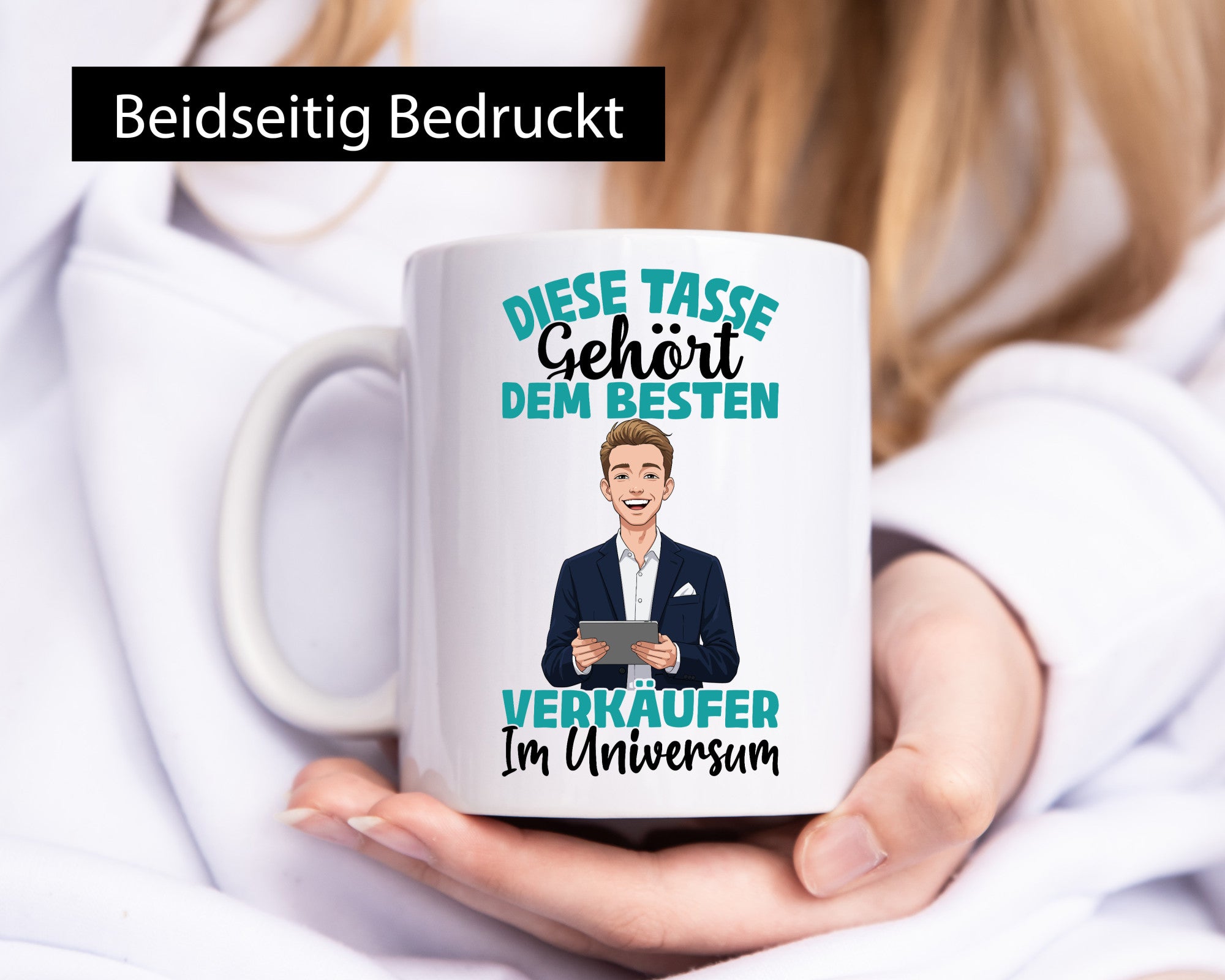 Im Universum: Verkäufer | Kollege Verkaufsjob lustig Arbeit Kollegen Büro